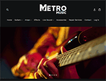 Tablet Screenshot of metromusicinc.net